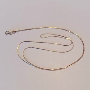 10K 24” Solid Yellow Gold Box Chain Necklace